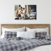 Liebe Mama | Leinwand des Muttertags Foto (Insitu (Schlafzimmer))