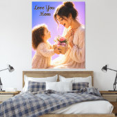Liebe Mama Leinwand Wand Kunst Geschenk Dekor (Insitu (Schlafzimmer))