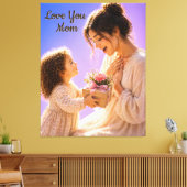 Liebe Mama Leinwand Wand Kunst Geschenk Dekor (Insitu (Wohnzimmer))