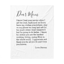 Liebe Mama Liebe Brief von Teenager Personalisiert