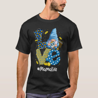 Liebe Mama Life Leopard Gnome Happy Chanukah Gnome T-Shirt