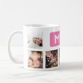 LIEBE MAMA | MÄDCHENPINK & BOY BLAU Multi 7 Foto Kaffeetasse (Links)