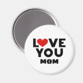 Liebe Mama Magnet (Vorderseite/Rückseite)