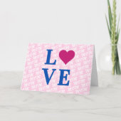 LIEBE Mama Moderne elegant wir Liebe Mama Karte (Vorderseite)