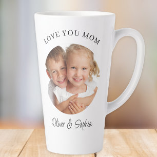 Liebe Mama moderne Foto Muttertag Milchtasse