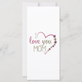 Liebe Mama Mütter Tag Herz (Vorderseite)