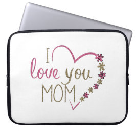 Liebe Mama Mütter Tag Herz Laptopschutzhülle