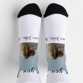 liebe mama muttertag foto name einfach socken (Oben)