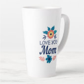 Liebe Mama | Muttertag Milchtasse (Rechte Ecke)