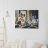 Liebe Mama | Muttertags-Foto-Leinwand Leinwanddruck