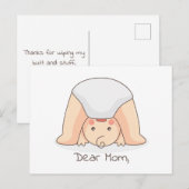 Liebe Mama ... Muttertagskarte Postkarte (Vorne/Hinten)