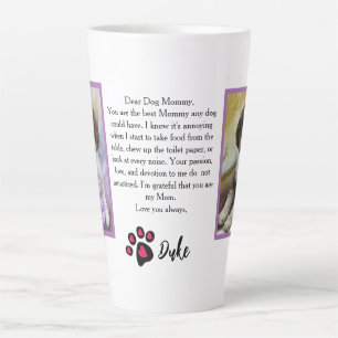 Liebe Mama oder Papa - Personalisierter Foto-Haust Milchtasse