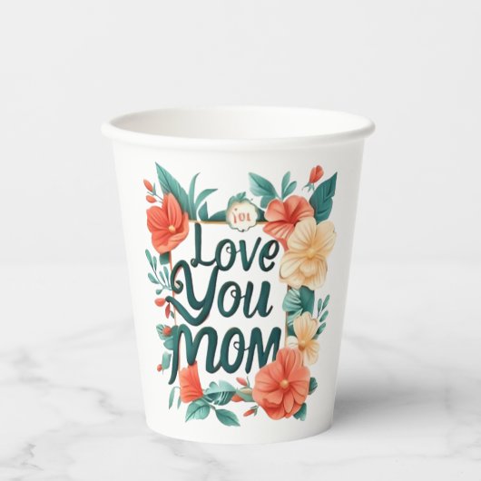 Liebe, Mama Pappbecher (Vorderseite)