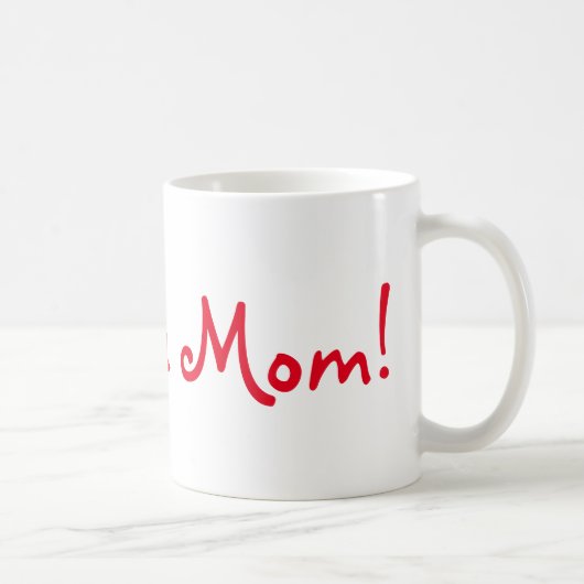 Liebe Mama! Perfektes Geschenk für Mama Kaffeetasse (Rechts)