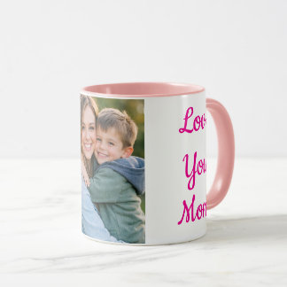Liebe Mama Personalisierter Fotobecher | Rosa & We Tasse