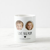 Liebe MAMA | Personalisiertes Foto | Custom Kaffeetasse (Mittel)