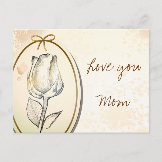 Liebe Mama, Postkarte (Vorderseite)