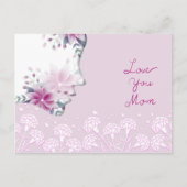 Liebe Mama Postkarte (Vorderseite)