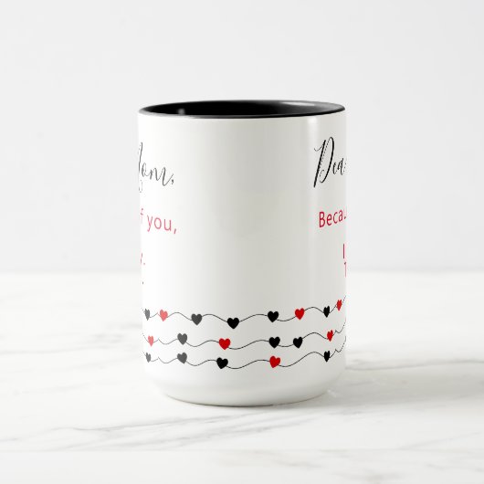 Liebe Mama-Redewendungen - beste Mama Tasse (Zentrum)