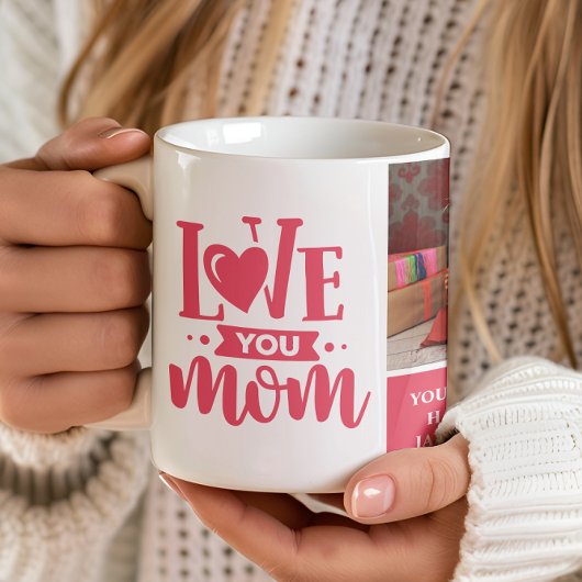 Liebe Mama Rosa Muttertagsgeschenk Kaffeetasse