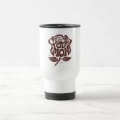 Liebe Mama Rose Typografie Reisebecher (Mittel)