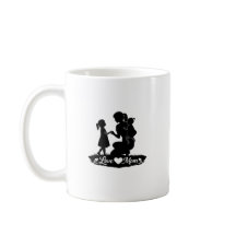 Liebe Mama Silhouette Muttertagsdesign