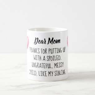Liebe Mama. Spaß-Becher Kaffeetasse