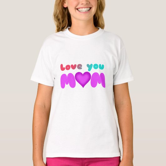 Liebe Mama T-Shirt (Vorderseite)