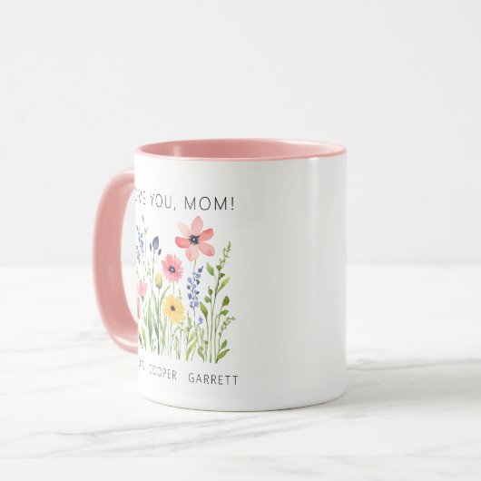 Liebe Mama Tasse (Vorderseite Links)