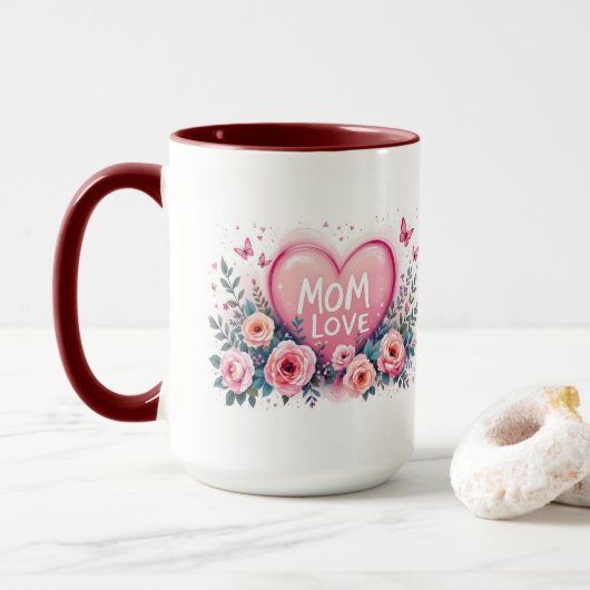 Liebe Mama Tasse (Mit Donut)