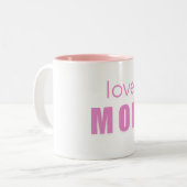 Liebe Mama Tasse – Süßes Geschenk zum Muttertag (Vorderseite Links)