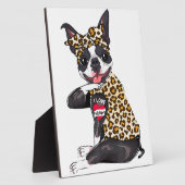 Liebe Mama Tattoo boston Terrier Hund Mutter Mama  Fotoplatte (Seite)