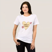 Liebe, Mama Tri-Blend Shirt (Vorderseite voll)