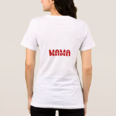 Liebe, Mama Tri-Blend Shirt (Rückseite)