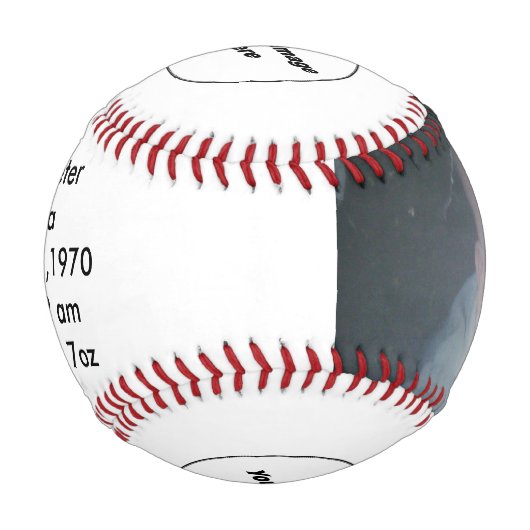 Liebe Mama & Vater Baby Baseball (Vorderseite)