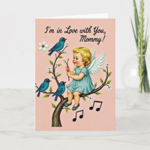 Liebe Mama Vintage-Stil Karte