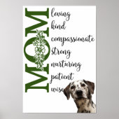 Liebe, Mama...von Ihrem Dalmatiner Poster (Vorne)