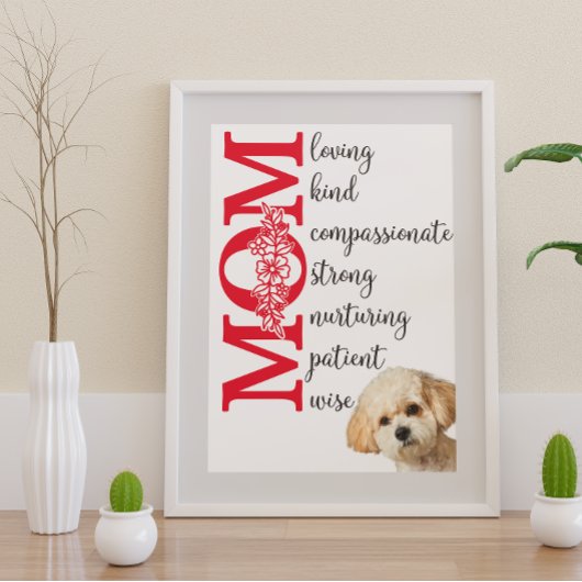 Liebe, Mama...von Ihrem Maltipoo Poster