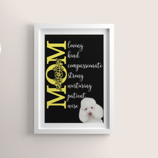 Liebe, Mama...von Ihrem Poodle Poster