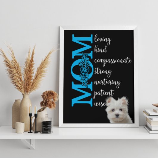 Liebe, Mama...von Ihren maltesischen Terrier Poster