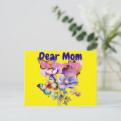 Liebe Mama, Wir Liebe Sie Postkarte (Stehend Vorderseite)