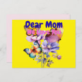 Liebe Mama, Wir Liebe Sie Postkarte (Vorne/Hinten)