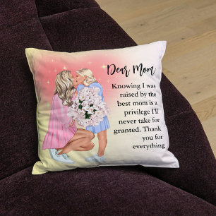 Liebe Mama-Zierkissen Mutter-Tochter-Geschenk Kissen