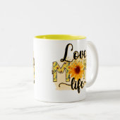 Liebe Mama Zweifarbige Tasse (VorderseiteRechts)