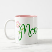 Liebe Mama Zweifarbige Tasse (Links)