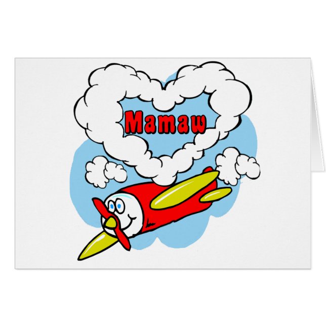 Liebe Mamaw scherzt Flugzeug (Vorderseite (Horizontal))