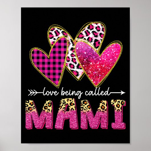 Liebe, Mami Oma Valentinstag Muttertag genannt zu Poster (Vorne)