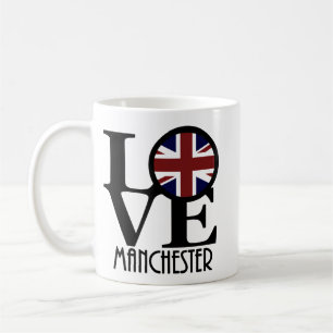 LIEBE Manchester England 11oz Kaffeetasse