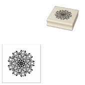 Liebe Mandala Floral Gummistempel (Stempel)