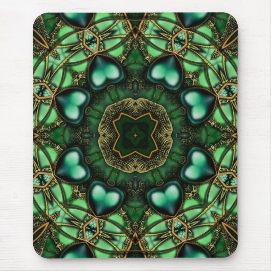Liebe Mandala Fractalscopes Mousepad (Vorne)